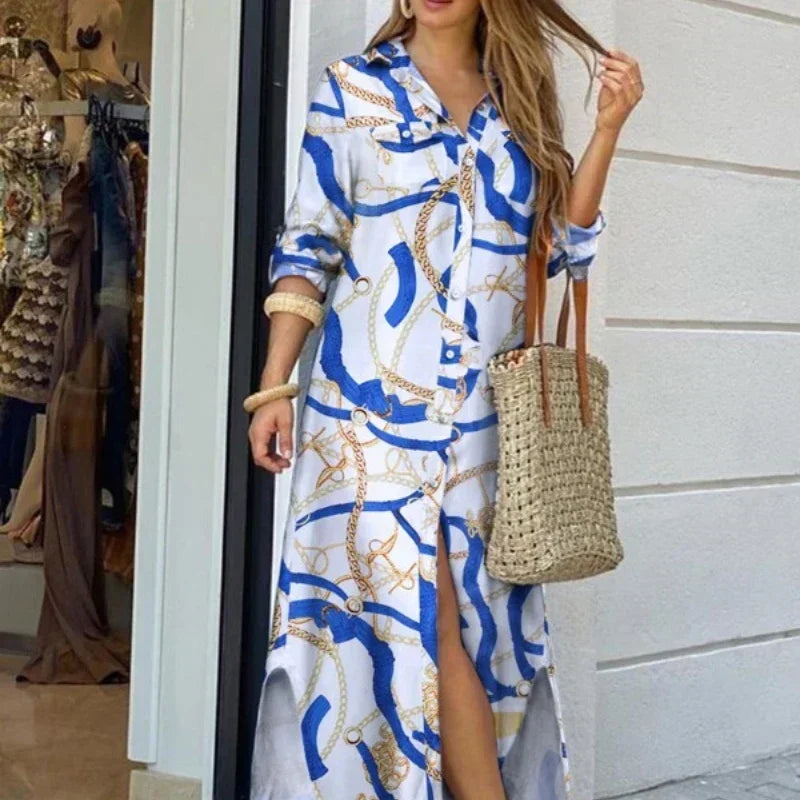 Evening Dresses For Women 2023 Spring Summer Maxi Vestidos de Mujer Party Casual Dress Robe Longue Female Long Sleeve Clothes